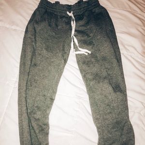 olive green sweatpants/joggers